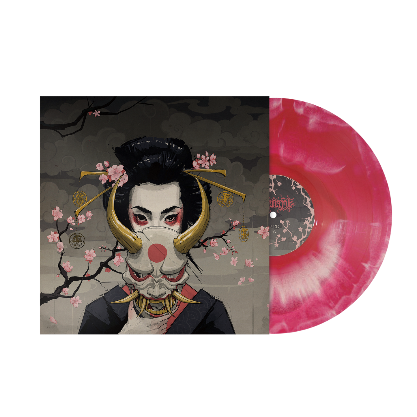 Goddess Reign Vinyl Record - Pink/White A side/B side Swirl /150