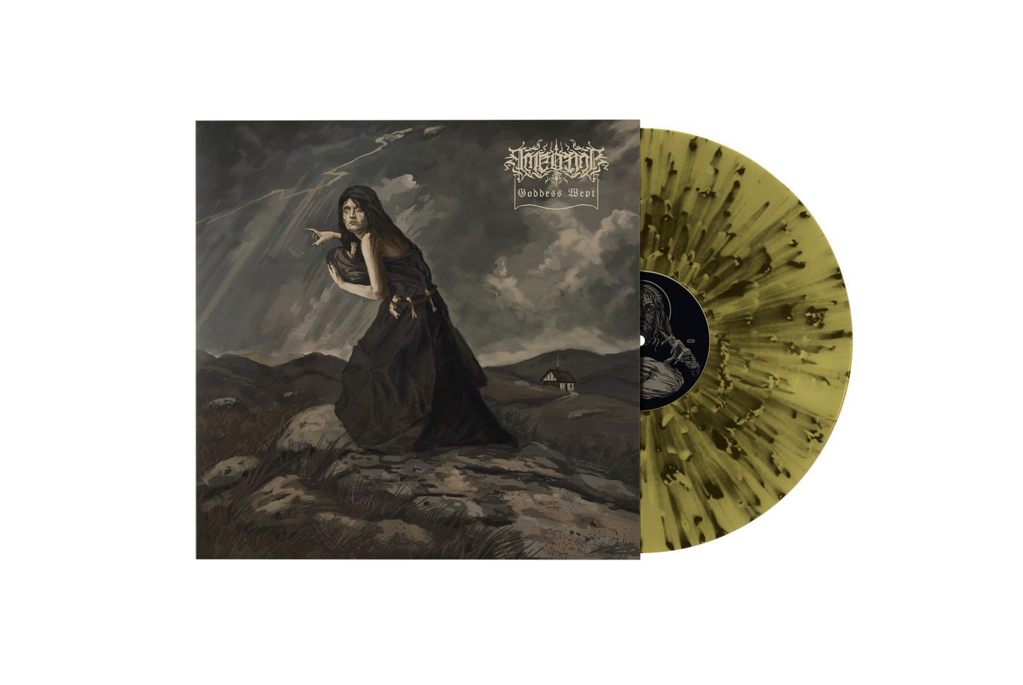 Goddess Wept Vinyl Record - Gold w/ Black Splatter /200