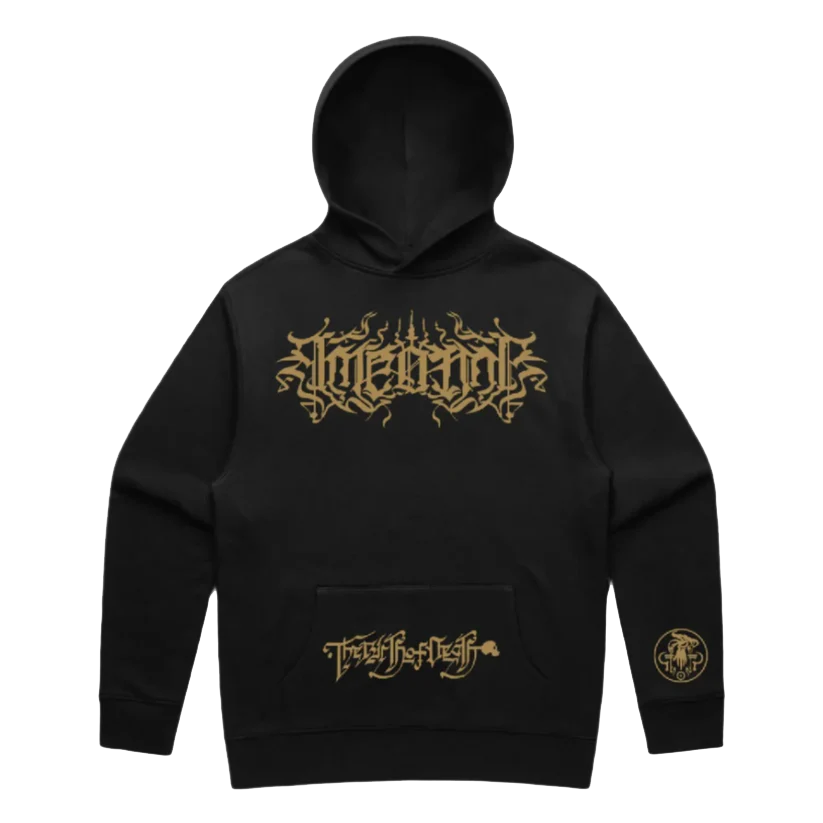 Script Hooded Sweatshirt - Gold [PRE-ORDER] – Ameonna Store