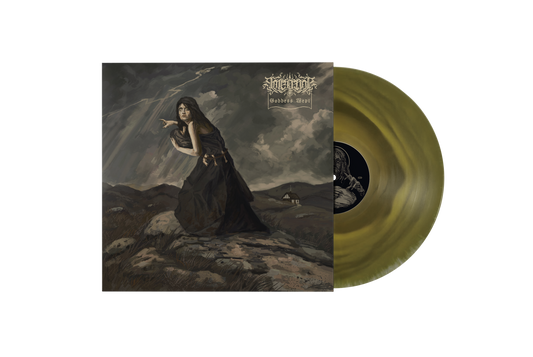Goddess Wept Vinyl Record - Black/Gold A side/B side Swirl /100